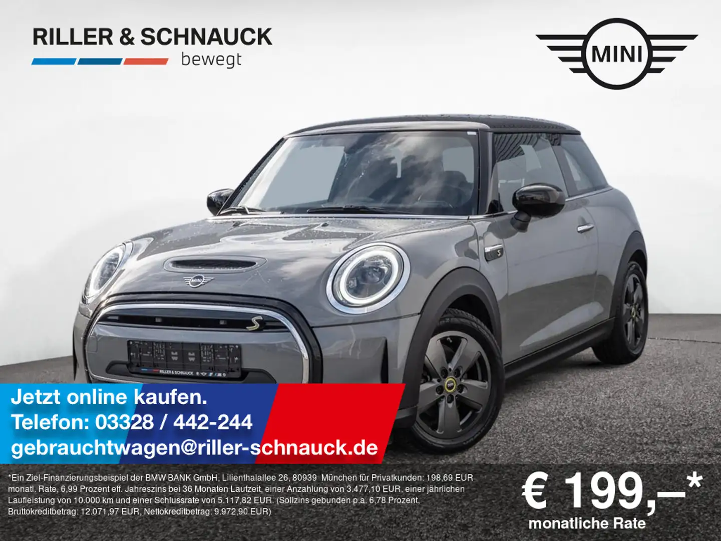 MINI Cooper SE Essential Trim LED+SITZHZG+PDC+KLIM Grau - 1