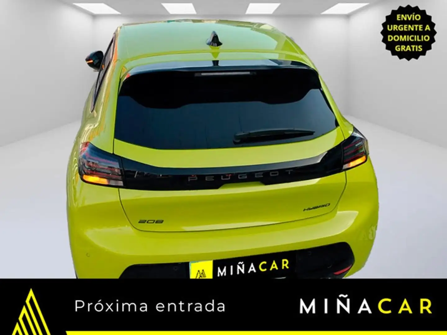 Peugeot 208 Allure HYBRID 100 eDCS6 Amarillo - 2