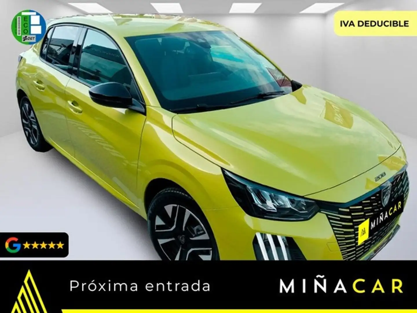 Peugeot 208 Allure HYBRID 100 eDCS6 Amarillo - 1