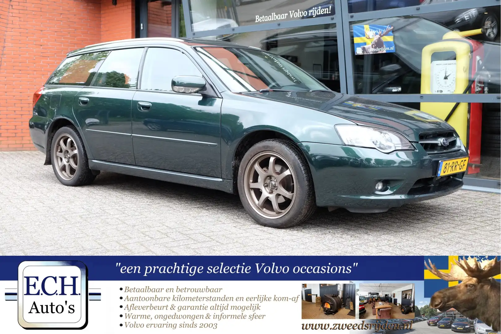 Subaru Legacy Touring Wagon 2.0i AWD Schuifdak, Trekhaak Grün - 1
