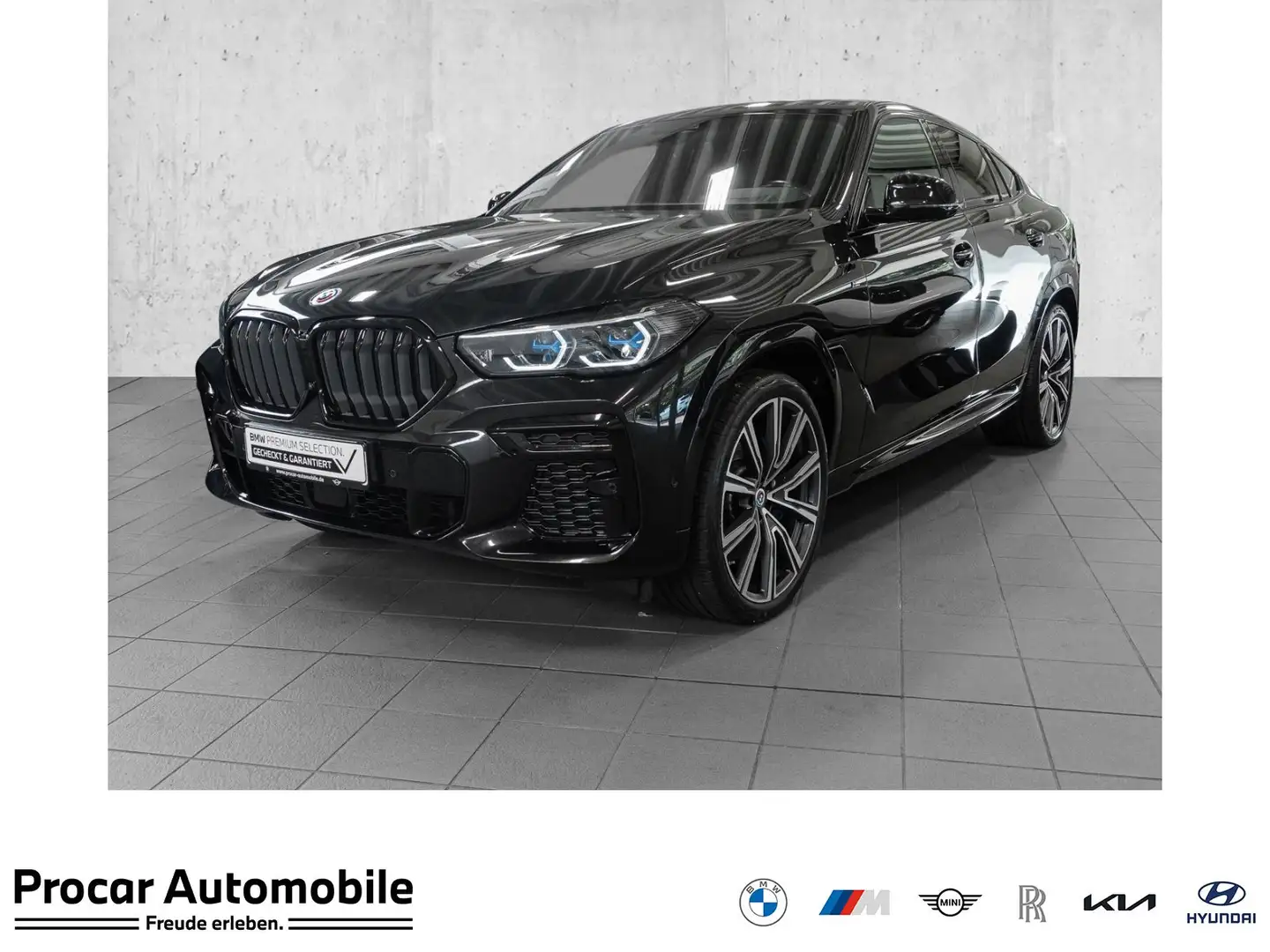 BMW X6 xDrive40d MSPORT+HEAD-UP+PANO+LASER+ICONGLOW+ Schwarz - 1