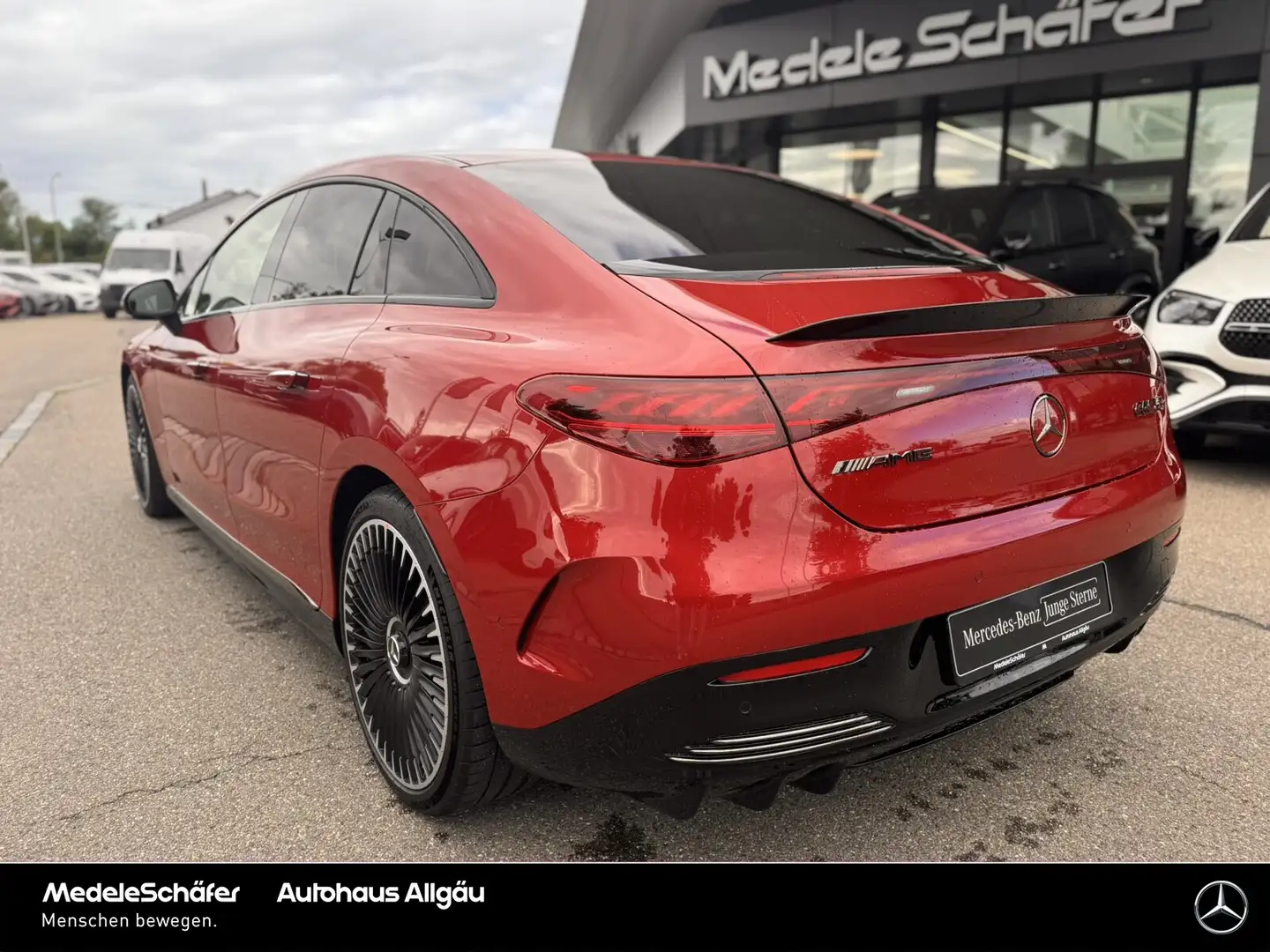 Mercedes-Benz EQE 53 EQE 53 AMG 4M+ Night 21" Carbon Sitzklima NP136 Rood - 2