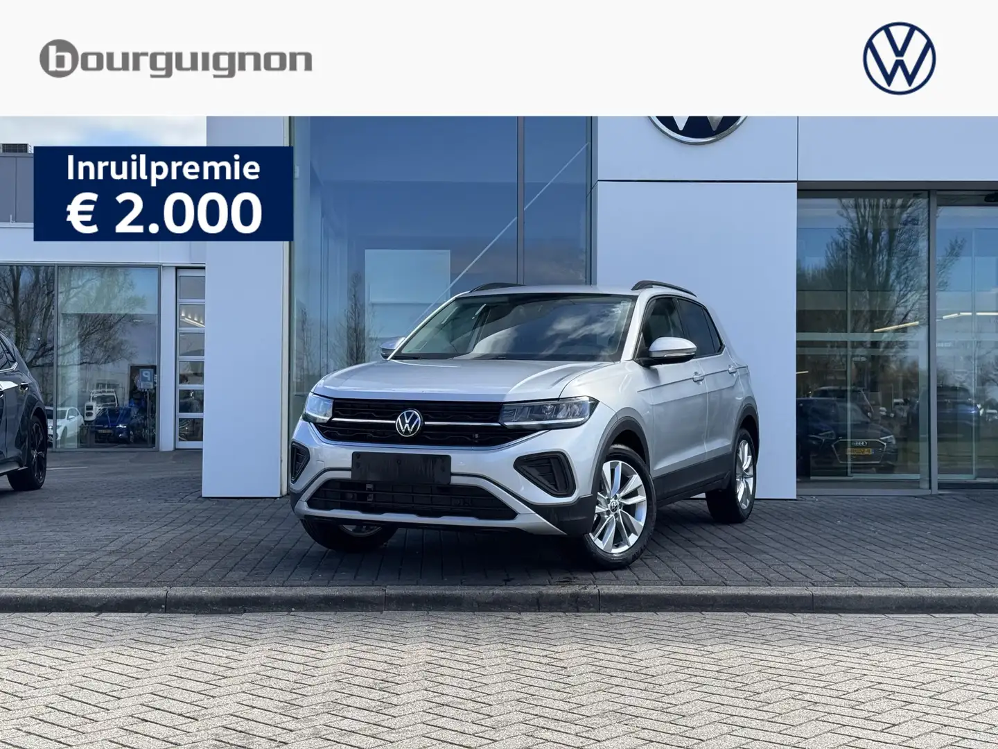 Volkswagen T-Cross Life Edition 1.0 TSI 95 pk | Camera | Travel Assis Grijs - 1