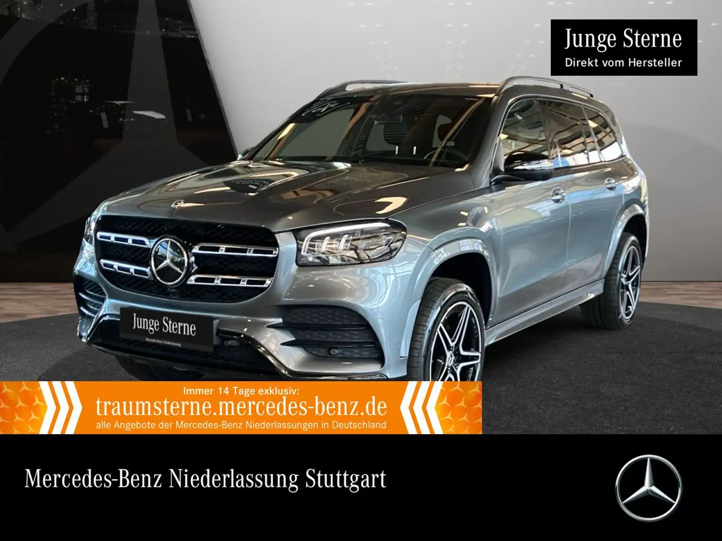 Mercedes-Benz GLS 580 4M AMG+EXCLUSIVE+NIGHT+360+MULTIBEAM+9G Gris - 1