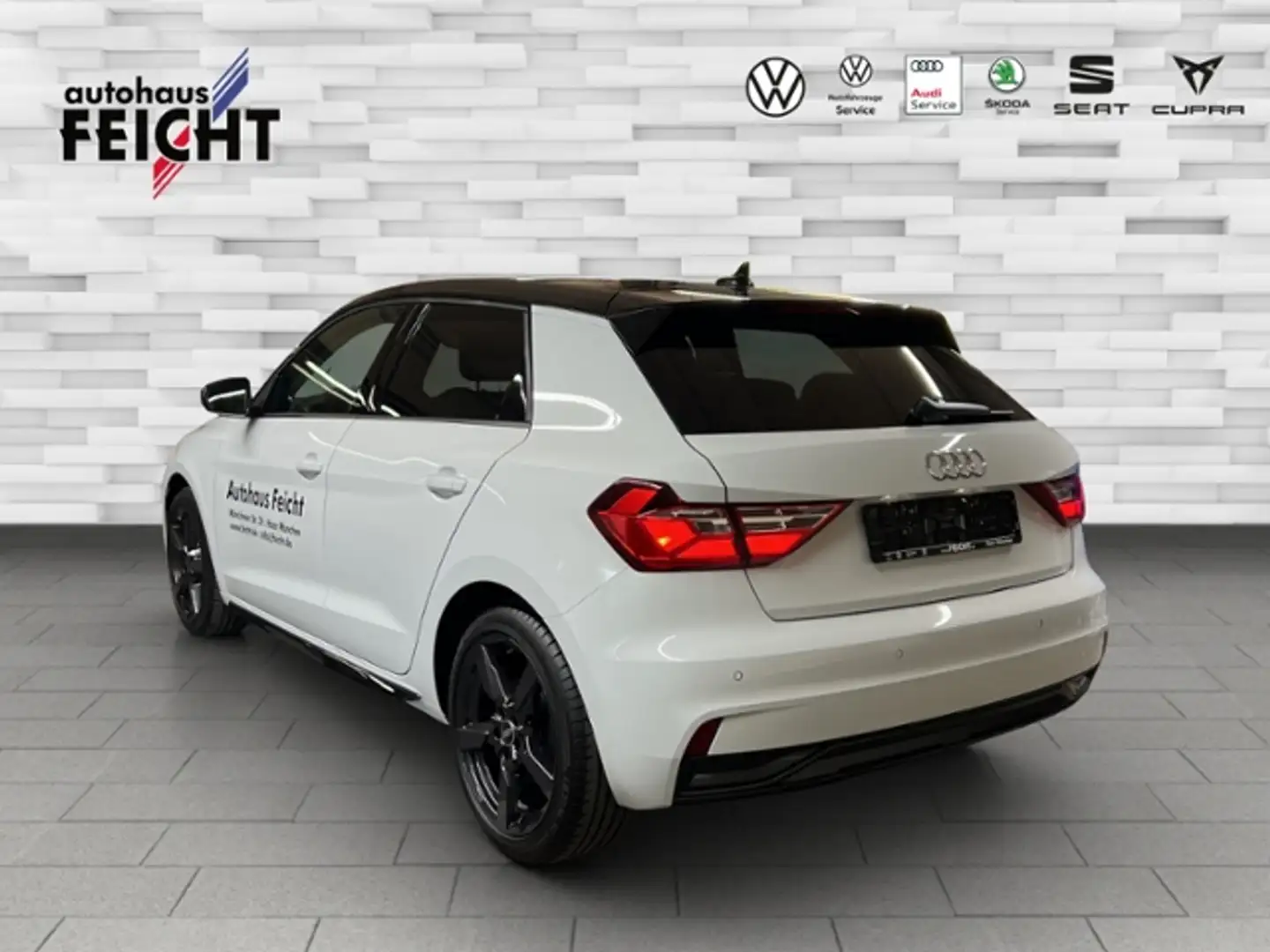 Audi A1 Sportback 25 1.0 TFSI advanced+PDC+DAB+SITZH. Blanc - 2