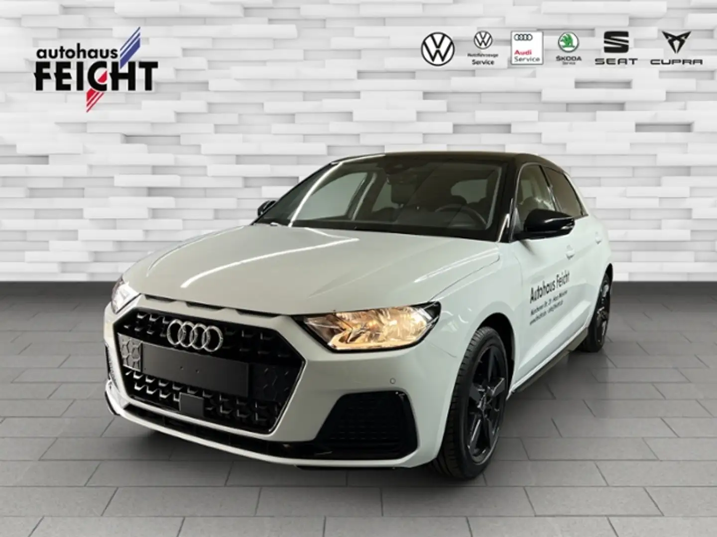 Audi A1 Sportback 25 1.0 TFSI advanced+PDC+DAB+SITZH. Blanc - 1