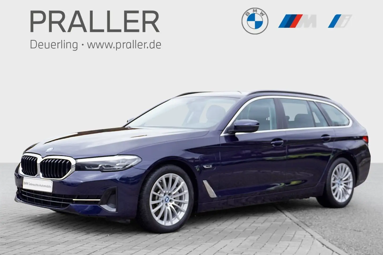 BMW 530 e Touring Glasdach Sitzbelüftung Kamera HiFi Massa Blau - 1