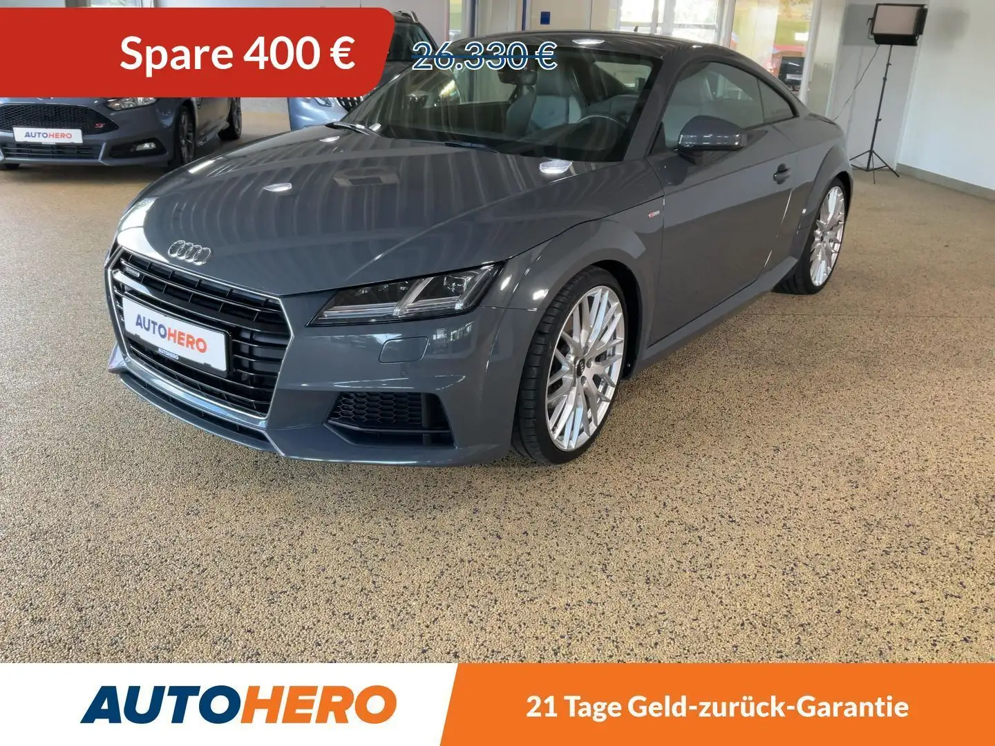 Audi TT 2.0 TFSI quattro Coupe Aut.*NAVI*VC*PDC* Grau - 1