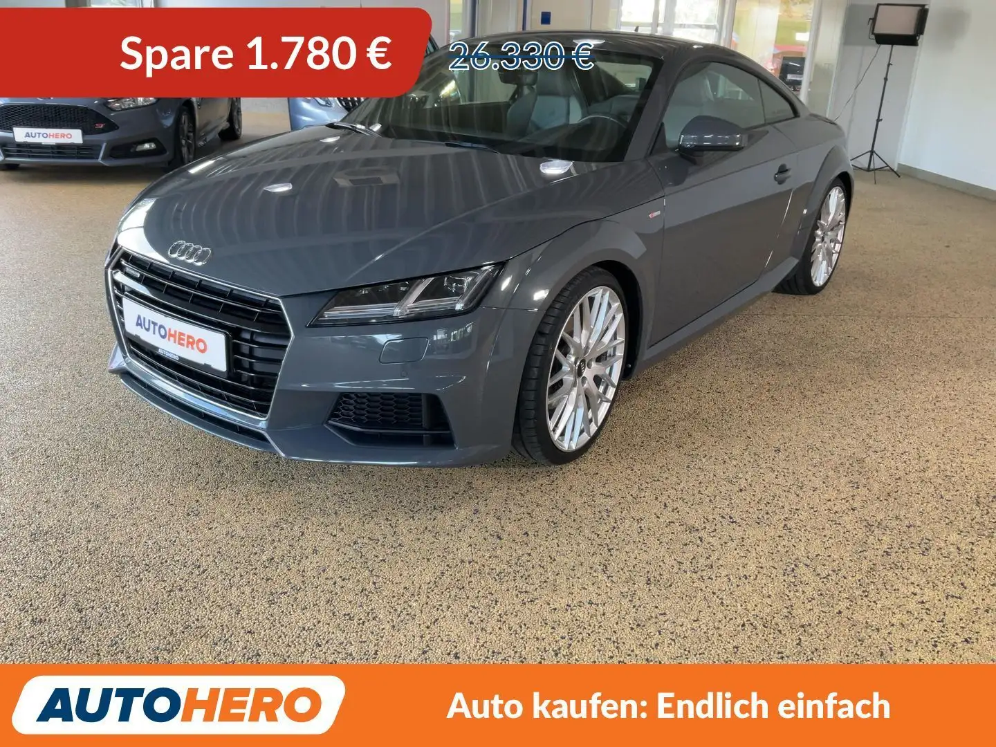 Audi TT 2.0 TFSI quattro Coupe Aut.*NAVI*VC*PDC* Grau - 1