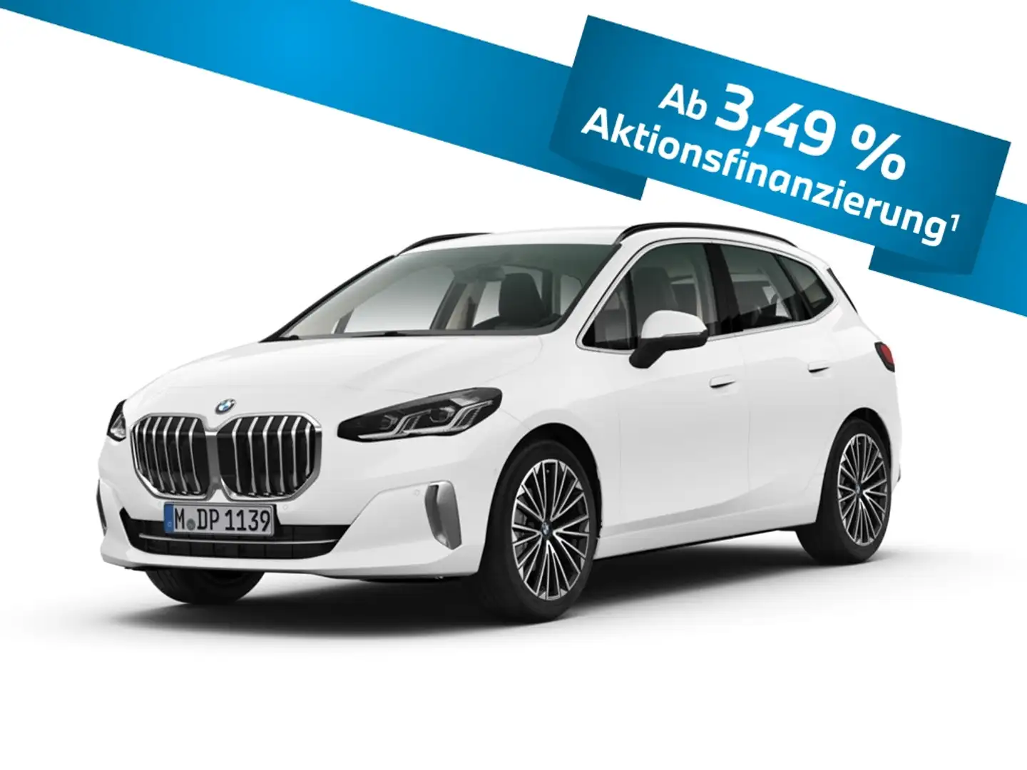 BMW 218 Active Tourer i AHK-klappbar AHK Navi Digitales Co Weiß - 1