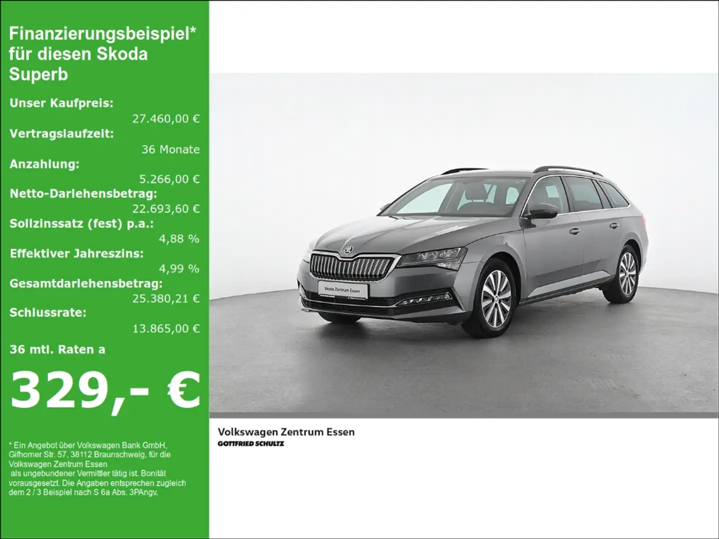 Skoda Superb Combi Ambition iV Standhzg*Sitzhzg*DCC* Gris - 1