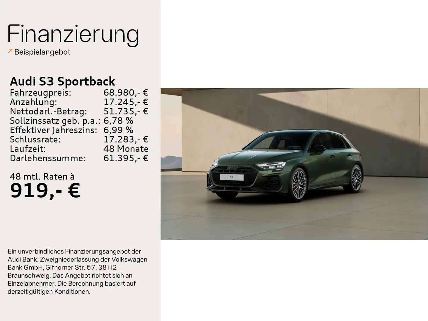 Audi S3 TFSI qu.Facelift*PerfomAbgas*Carbon Zöld - 2