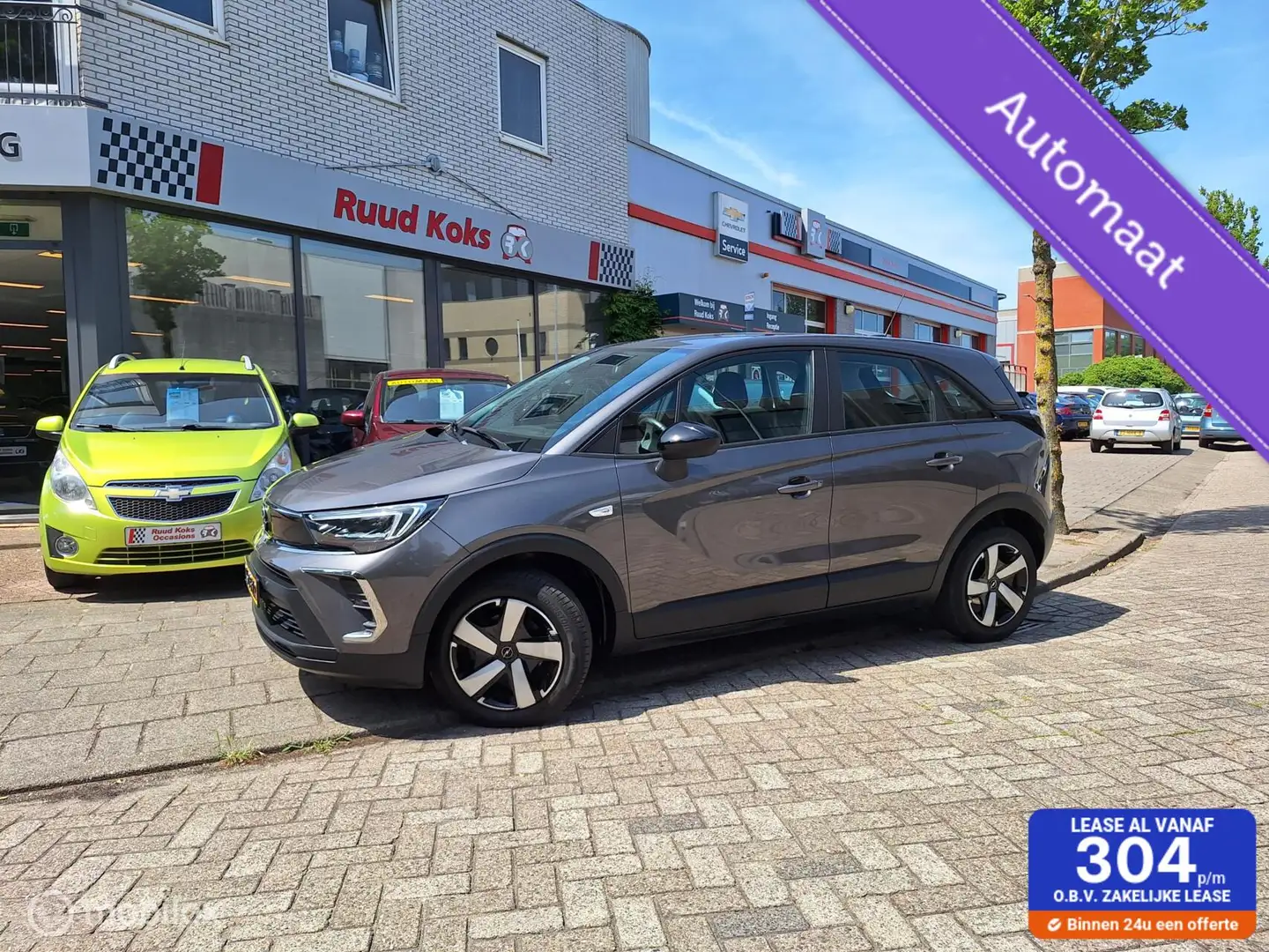 Opel Crossland 1.2 TURBO ELEGANCE / Carplay / Camera / Grijs - 1
