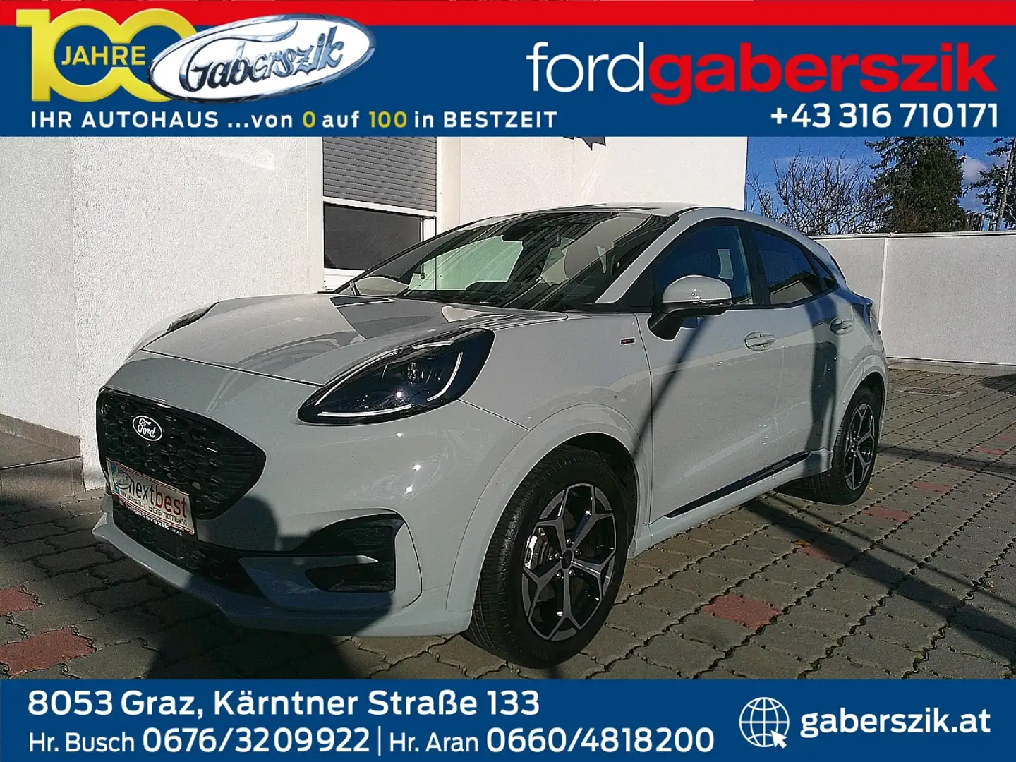 Ford Puma 1,0 EcoBoost Hybrid ST-Line Grau - 1