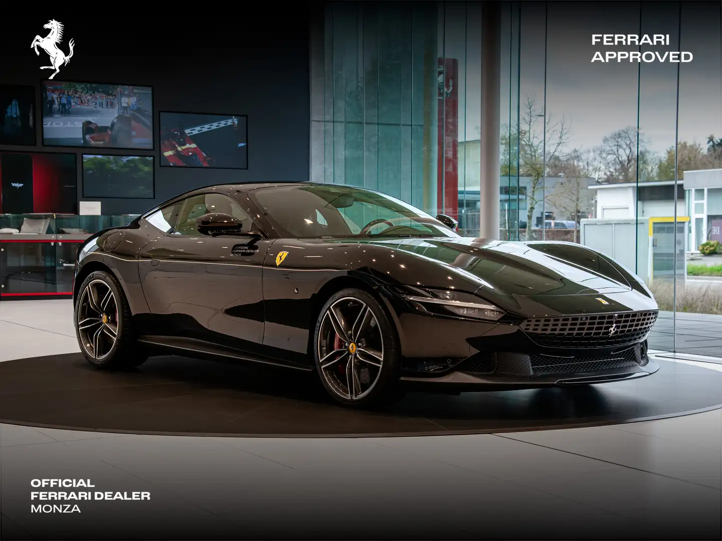 Ferrari Roma 1ST OWNER | NERO STELLATO | ELECTRIC SEATS Schwarz - 1