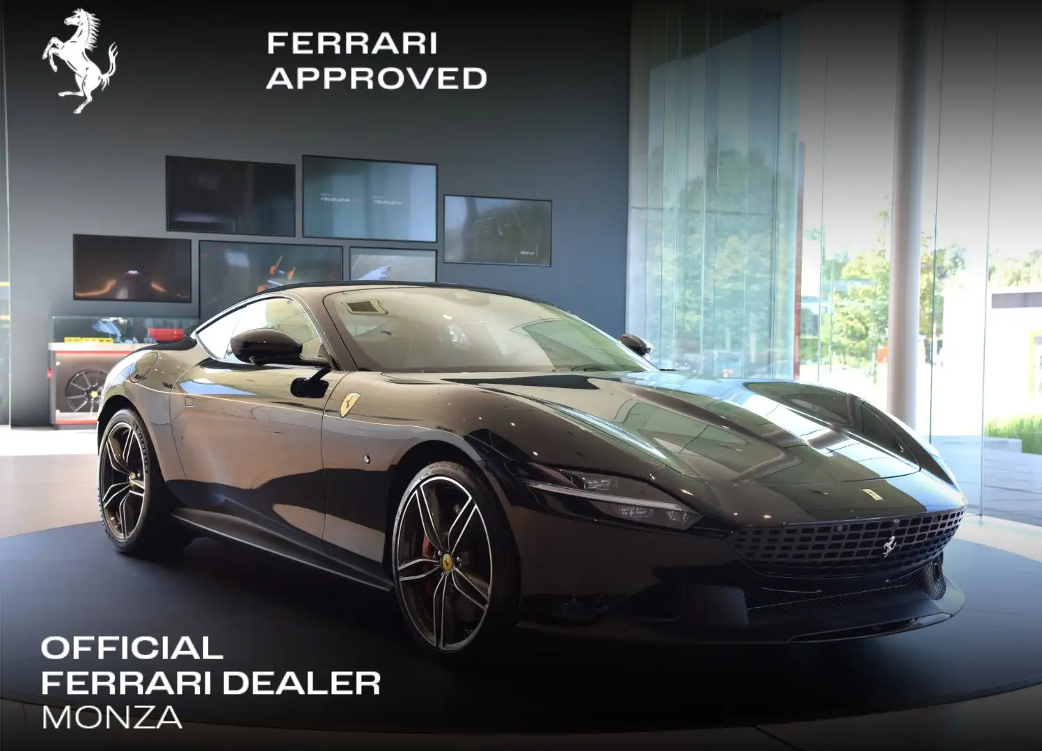 Ferrari Roma Ferrari Approved | Nero Stellato | Electric Seats Fekete - 1