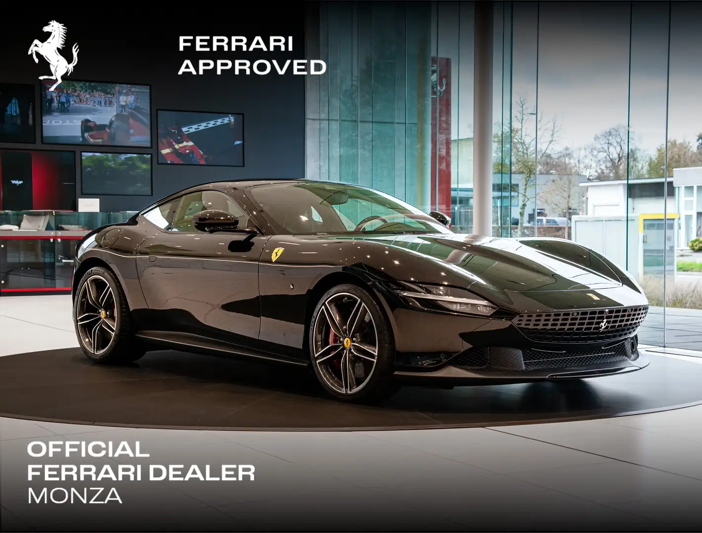 Ferrari Roma 1ST OWNER | NERO STELLATO | ELECTRIC SEATS Schwarz - 1