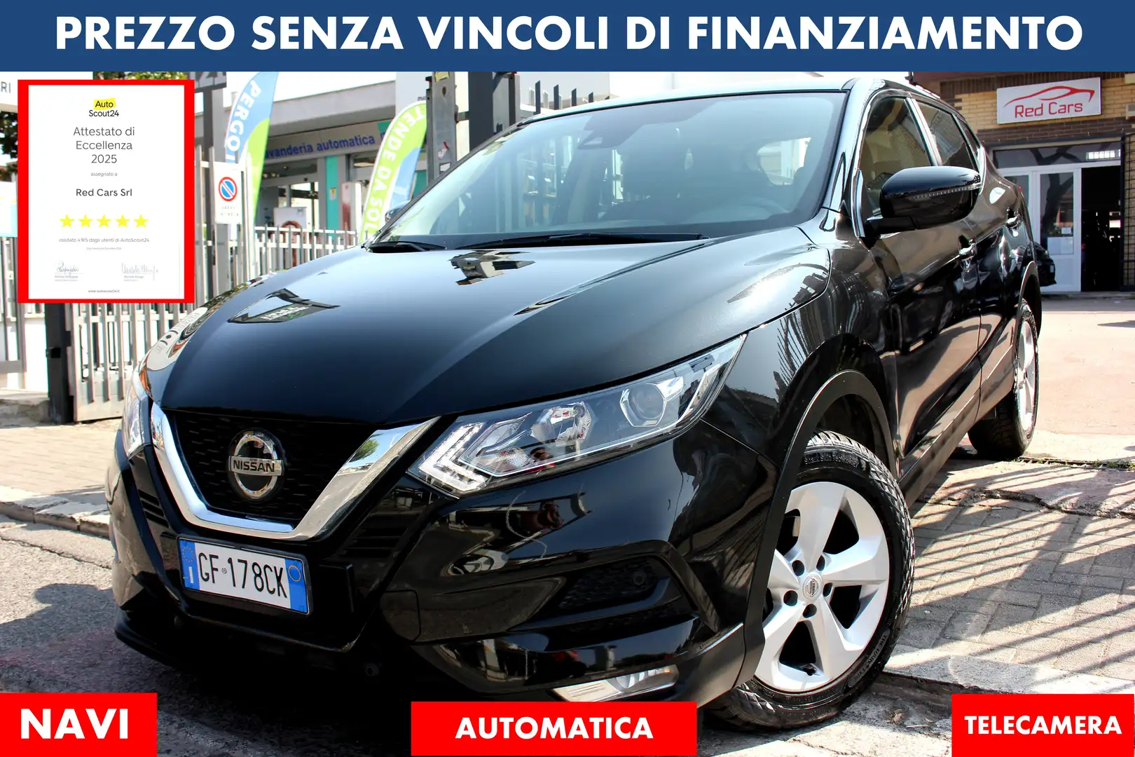 Nissan Qashqai AUTOMATICA UNIPRO *PREZZO VERO* KM CERTIFICATI - 1