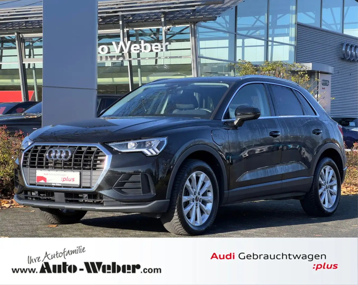 Audi Q3 45TFSIe APS+ KAMERA PRICACY VC LED NAV+ ACC Schwarz - 1