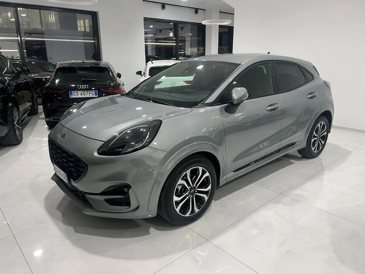 Ford Puma 1.0 EcoBoost Hybrid 125 CV S&S ST-Line Sport Argent - 1