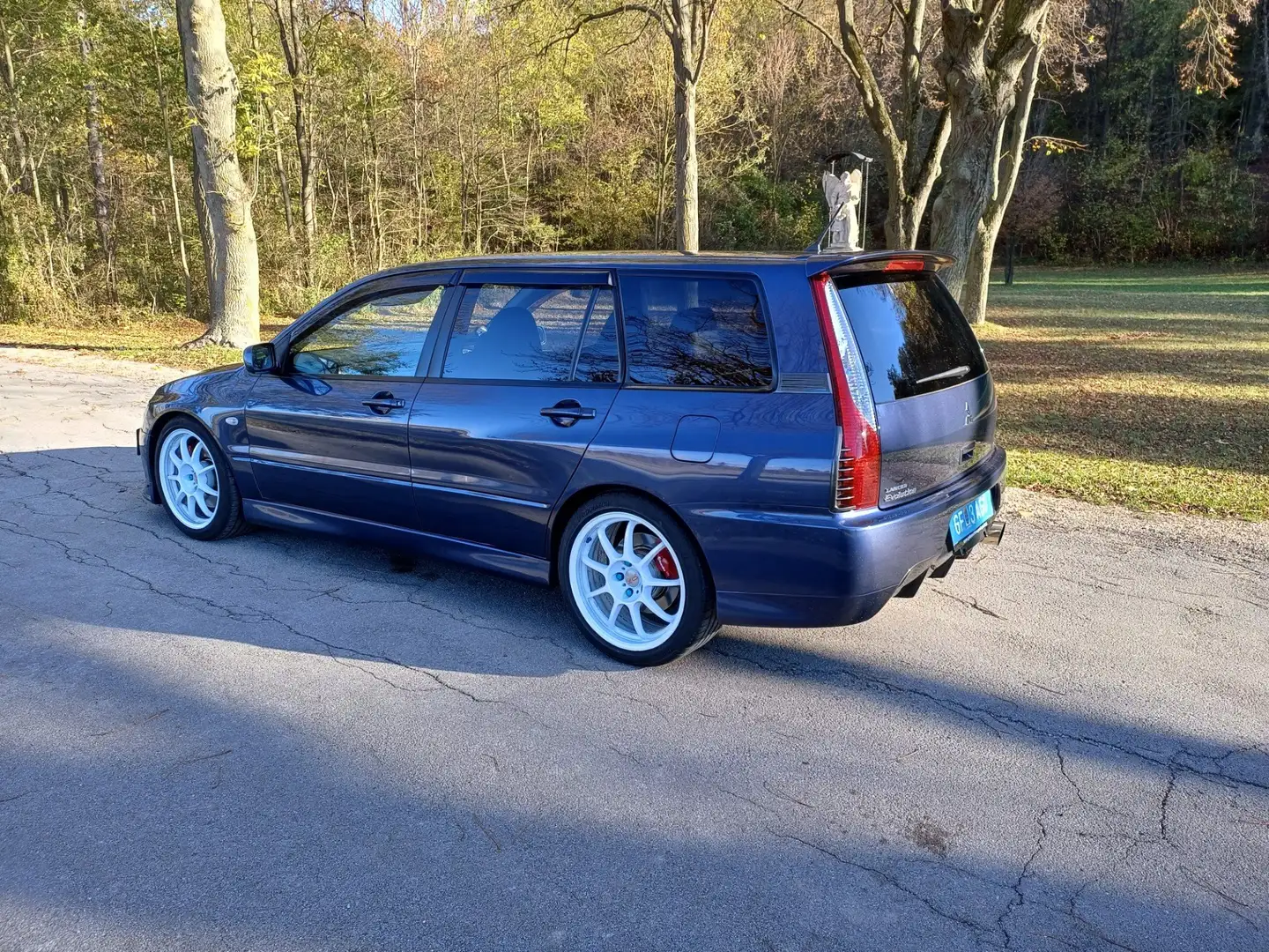 Mitsubishi Lancer Evolution 9 4WD Kombi perfekter Sammlerzustand Blau - 2