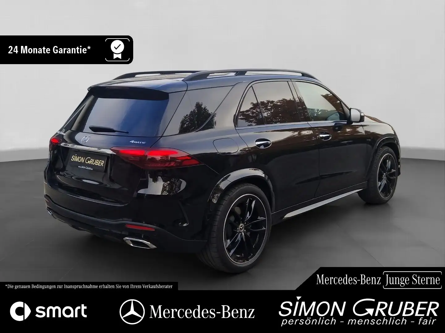 Mercedes-Benz GLE 350 de 4M AMG Night Pano Airmatic HUD 22Zoll Schwarz - 2