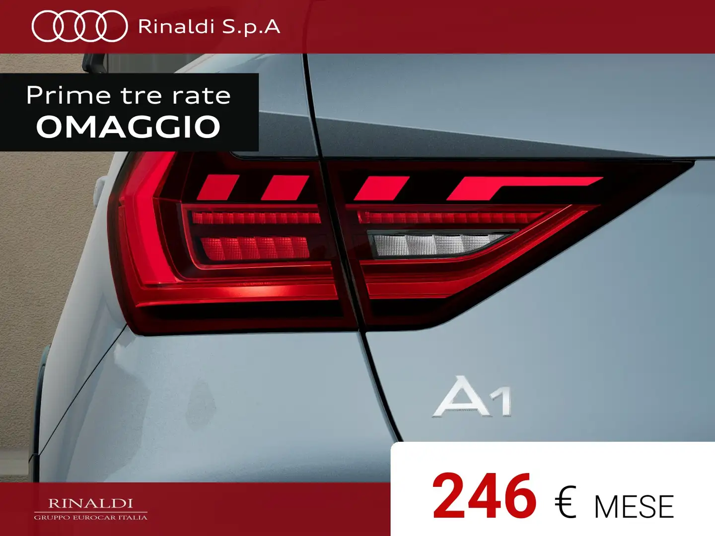 Audi A1 allstreet 30 1.0 tfsi identity contrast 116cv Grigio - 2