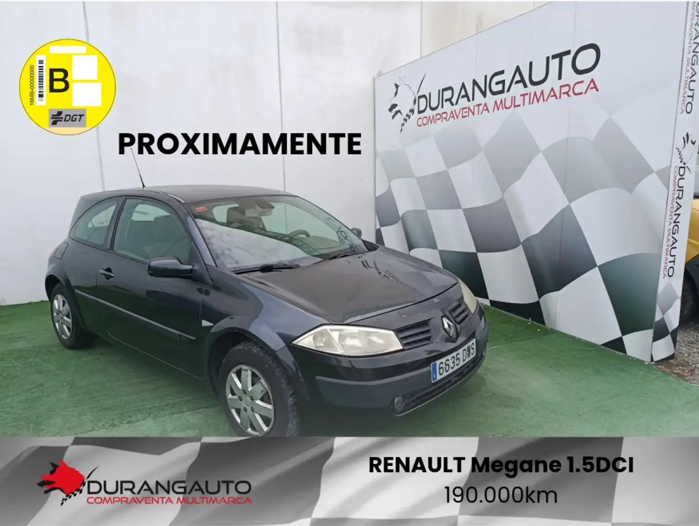 Renault Megane 1.5DCi Confort Authentique 105 Negro - 1