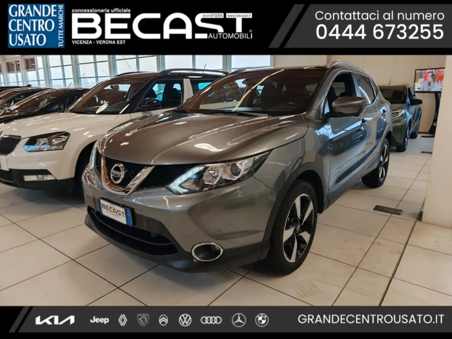 Nissan Qashqai 1.6 dCi 2WD N-Vision - UNICO PROPRIETARIO Grigio - 1