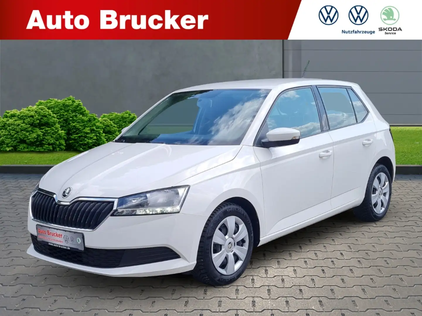 Skoda Fabia Cool Plus 1.0 MPI+Klimaanlage+Parksensoren+Sitzhei Weiß - 1