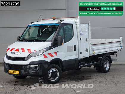 Iveco Daily 35C16 Open Laadbak met Kraan Dubbellucht 3,5t Trek