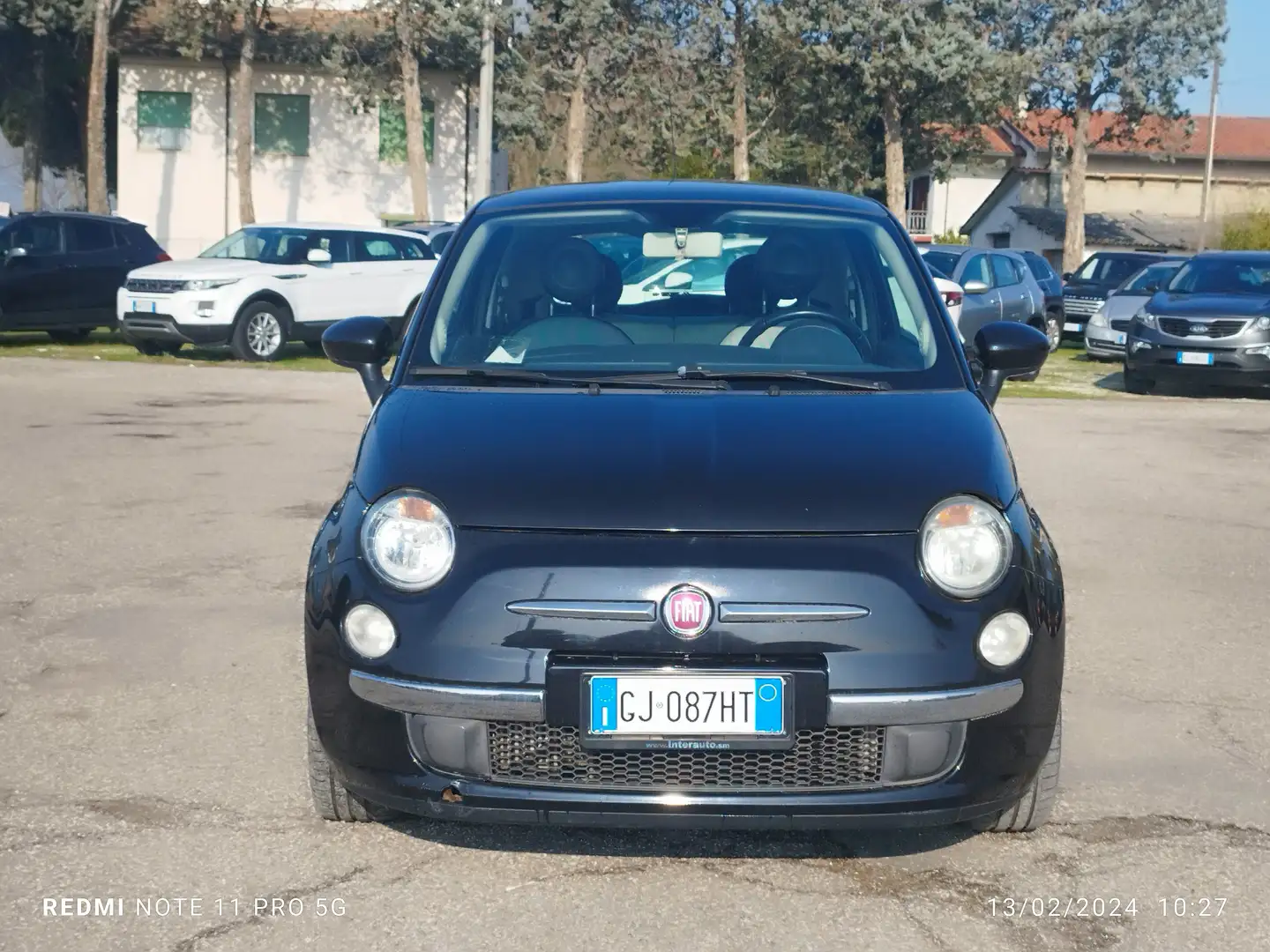 Fiat 500 1.3 mjt 16v Lounge 95cv Noir - 1