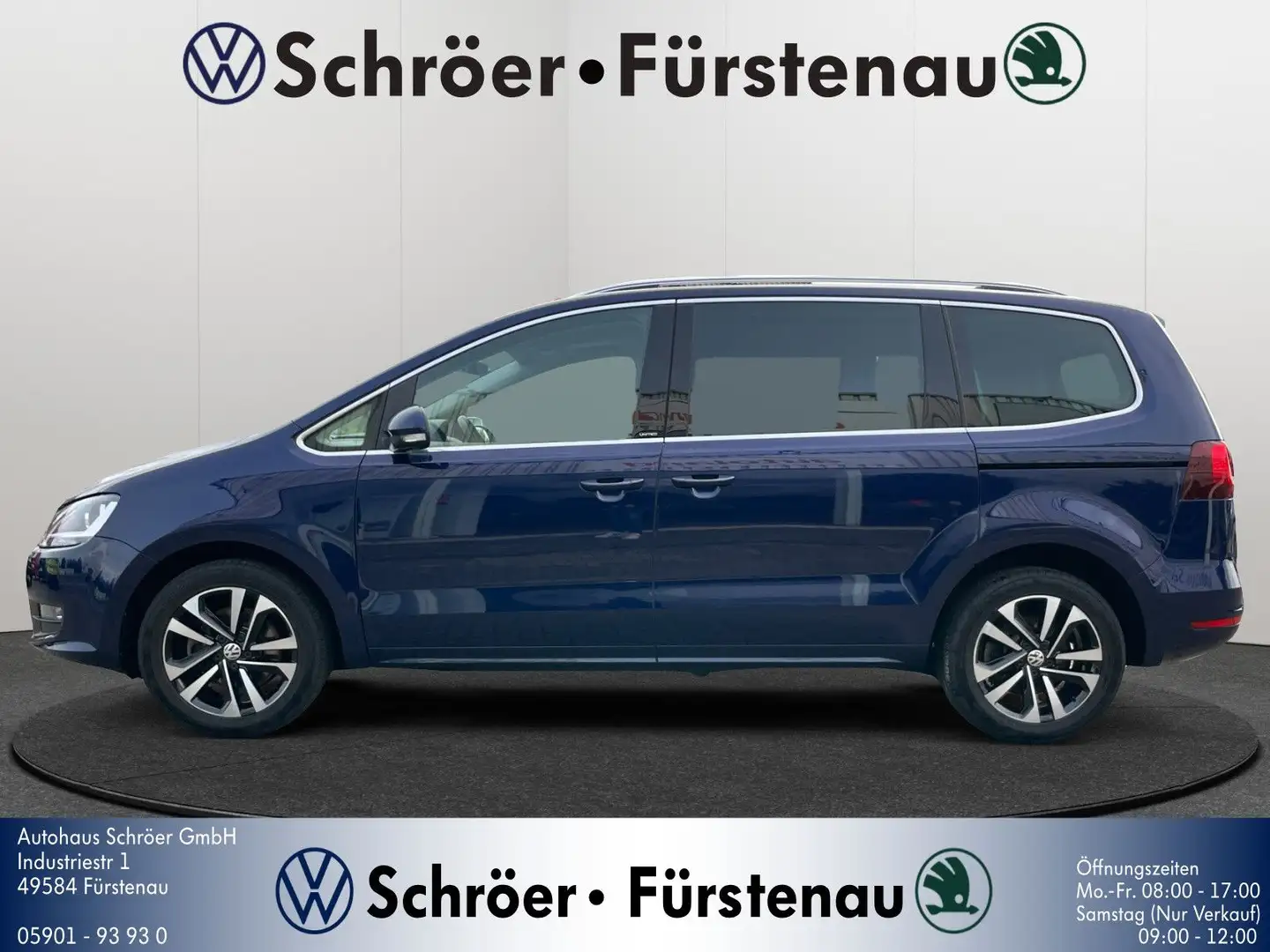 Volkswagen Sharan 2.0 TDI DSG United (7-Sitzer/Standhzg. Bleu - 2