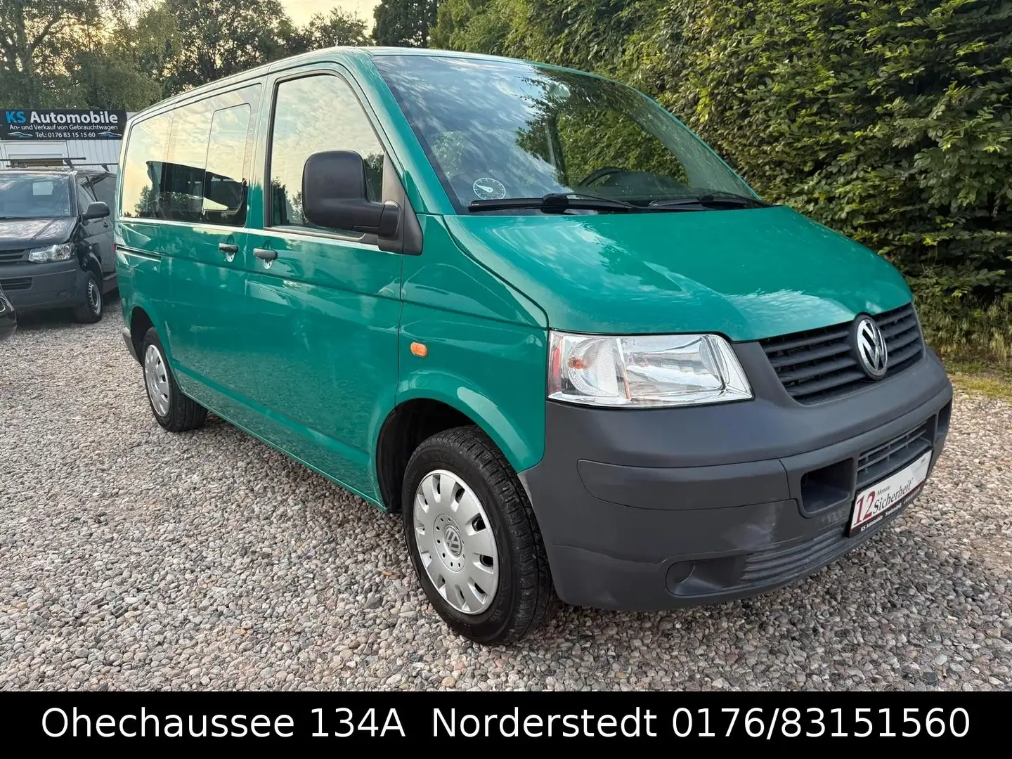 Volkswagen T5 Transporter 9 Sitze Klima Tüv 05/27/ 1 Hand Groen - 2