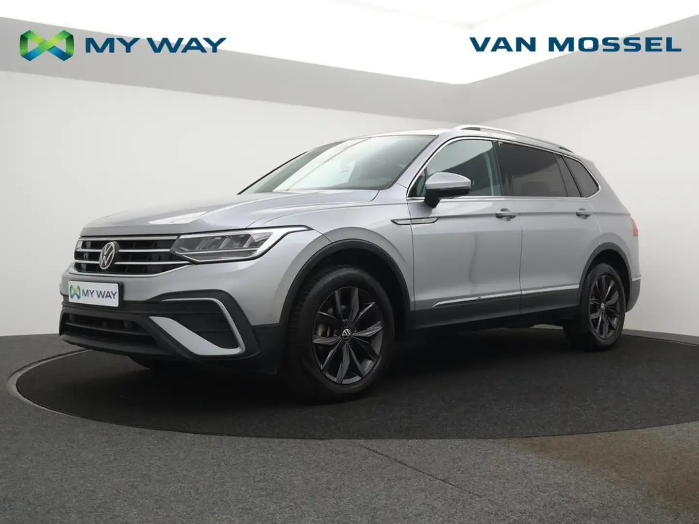Volkswagen Tiguan Allspace Life Business 1.5TSI 150PK *AUTOMAAT*7 ZITPLAATSNE*APP CONNECT*BLTH*CRUISE*PDC*ZETELVERWARMING*... Zilver - 1