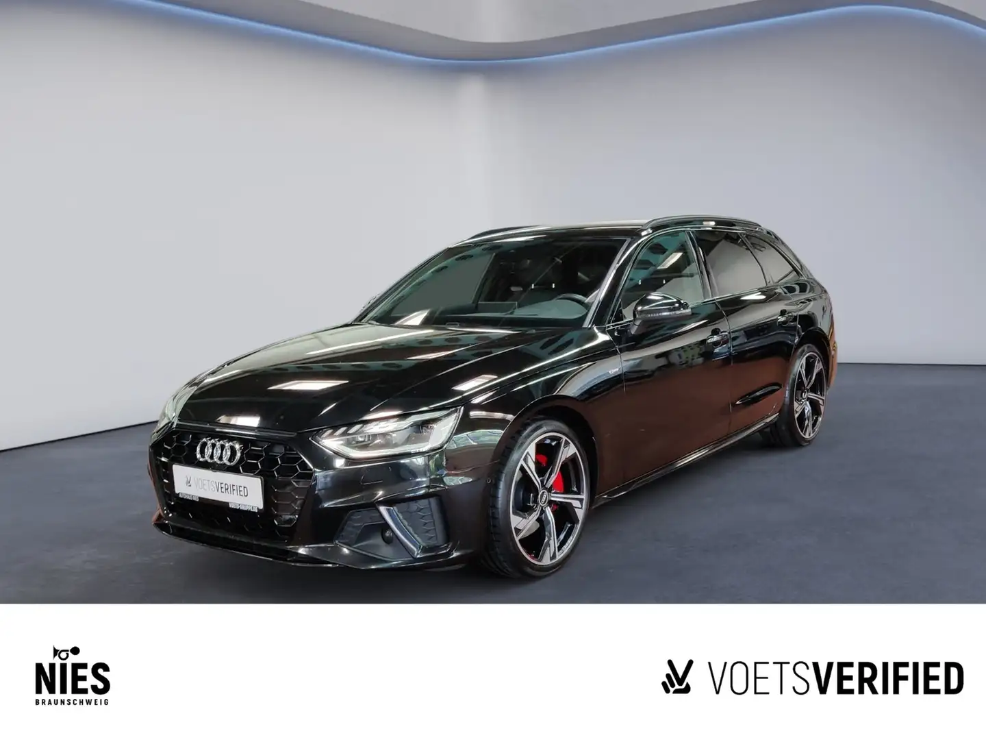 Audi A4 Avant S-line 40 TDI S-tronic MATRIX-LED+SHZ+NAVI Zwart - 1