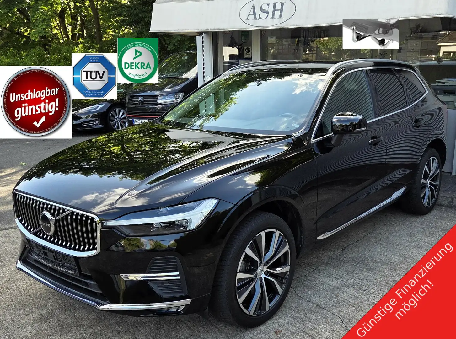 Volvo XC60 B4 D Inscription.Leder.Cam.AHK.KeylGo.Beam. Negro - 1