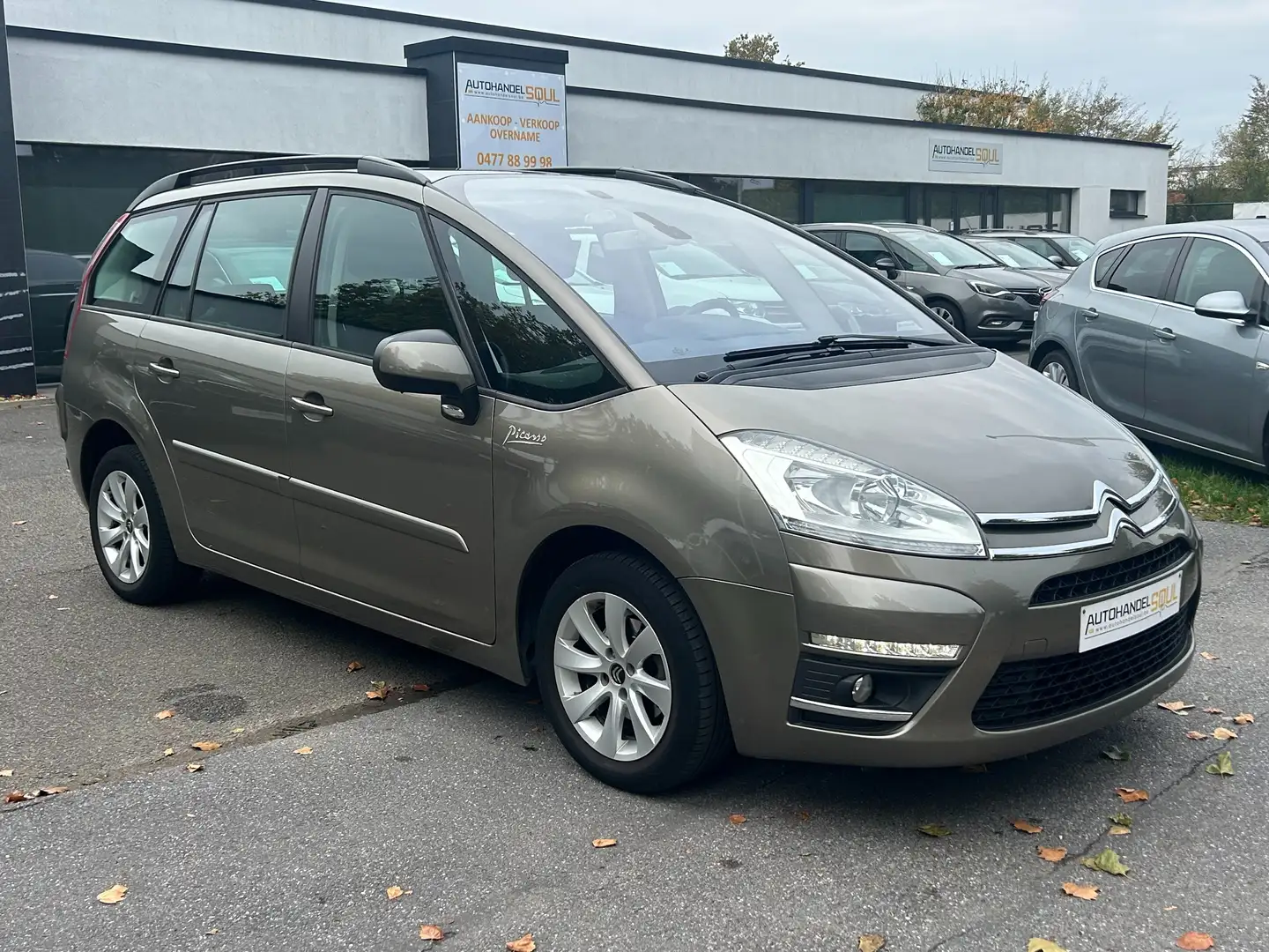 Citroen C4 Picasso 1.6i, 2013, 146.330KM, 7 Plaatsen, 12m garantie Beige - 2