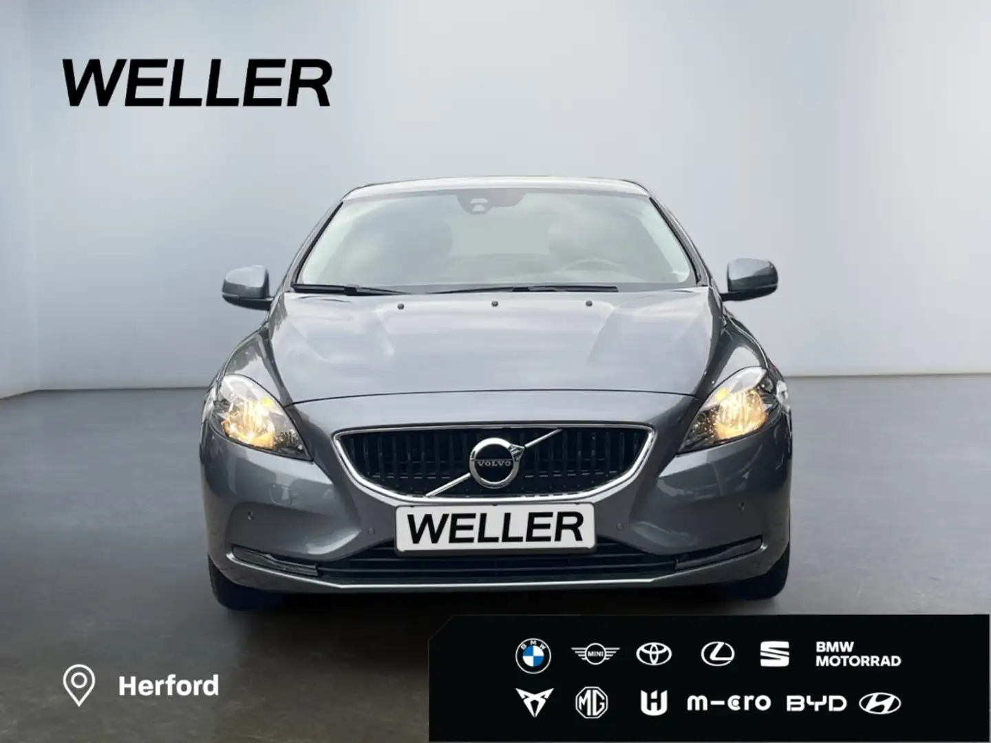 Volvo V40 T3 Geartronic *Kamera*hzb Front*SHZ*Navi*PDC* Grau - 2