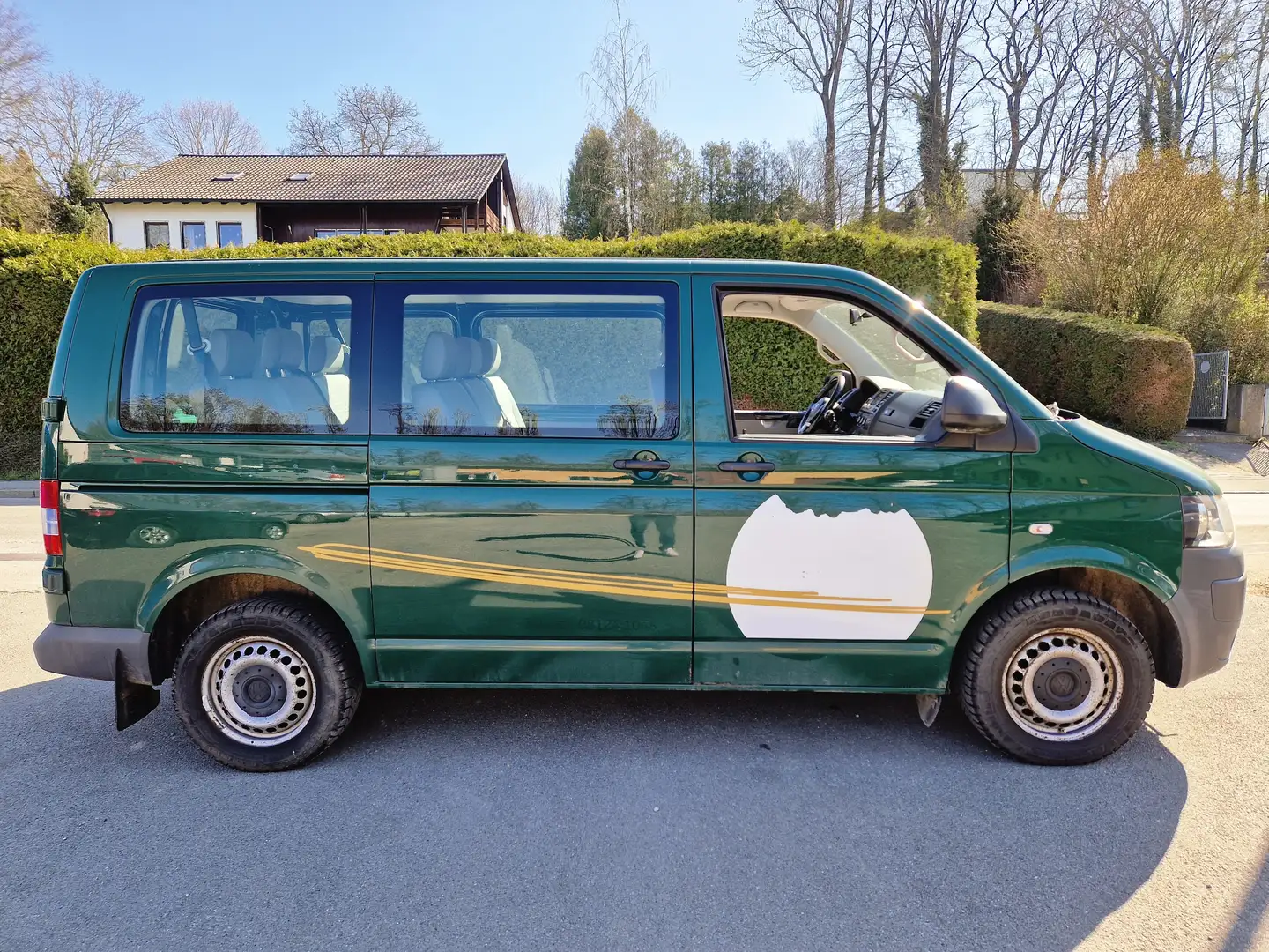 Volkswagen T5 Kombi T5 Transporter *8Sitze*4x4*Navi*Klima Verde - 2