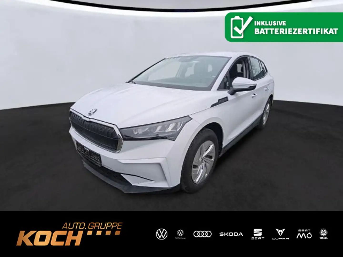 Skoda Enyaq iV 50 Loft Navi LED Sitzh. Weiß - 1