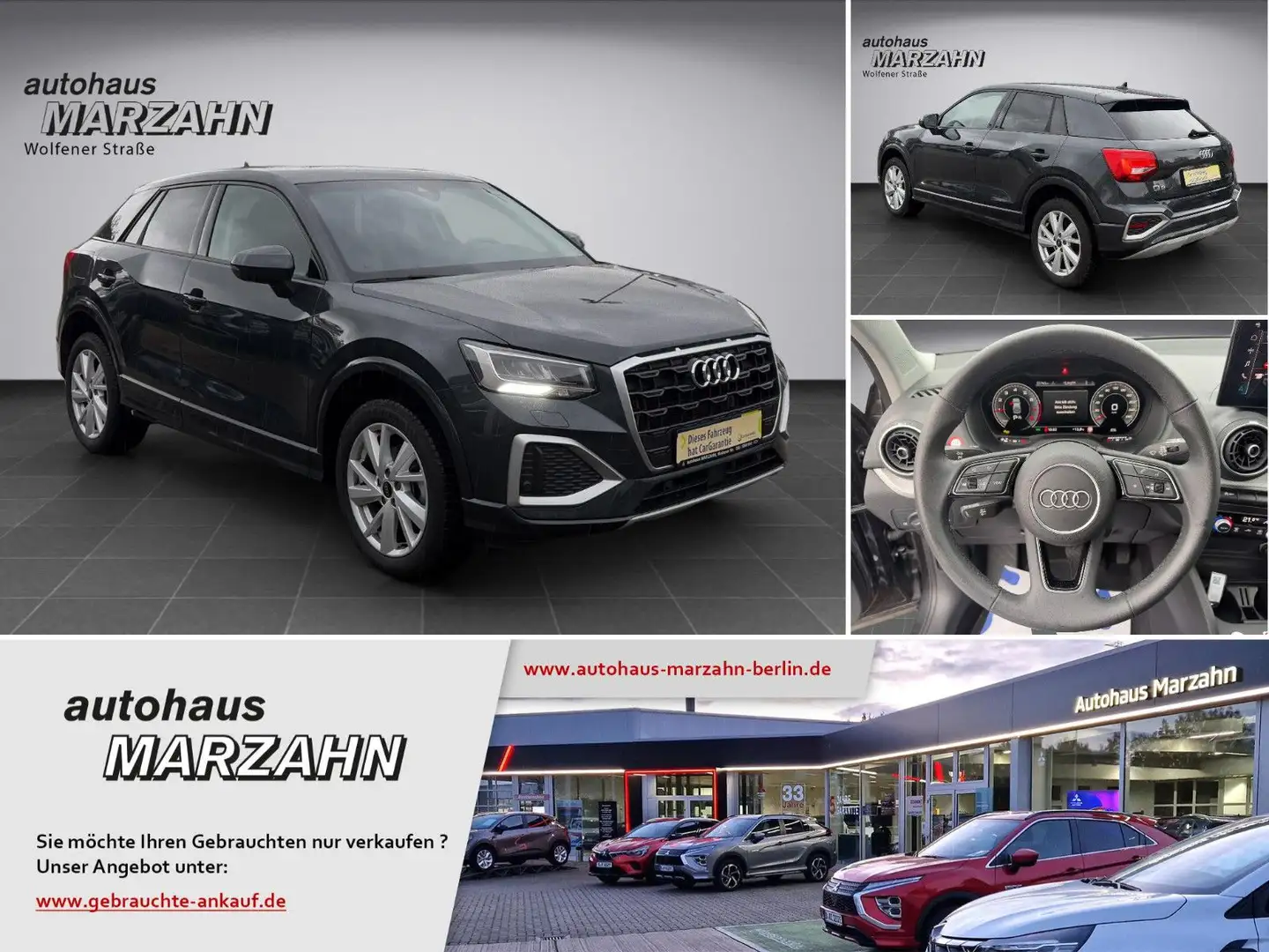 Audi Q2 35 TFSI Advanced Navi/Sitzhzg/KlimaAT/LED/All Grau - 1