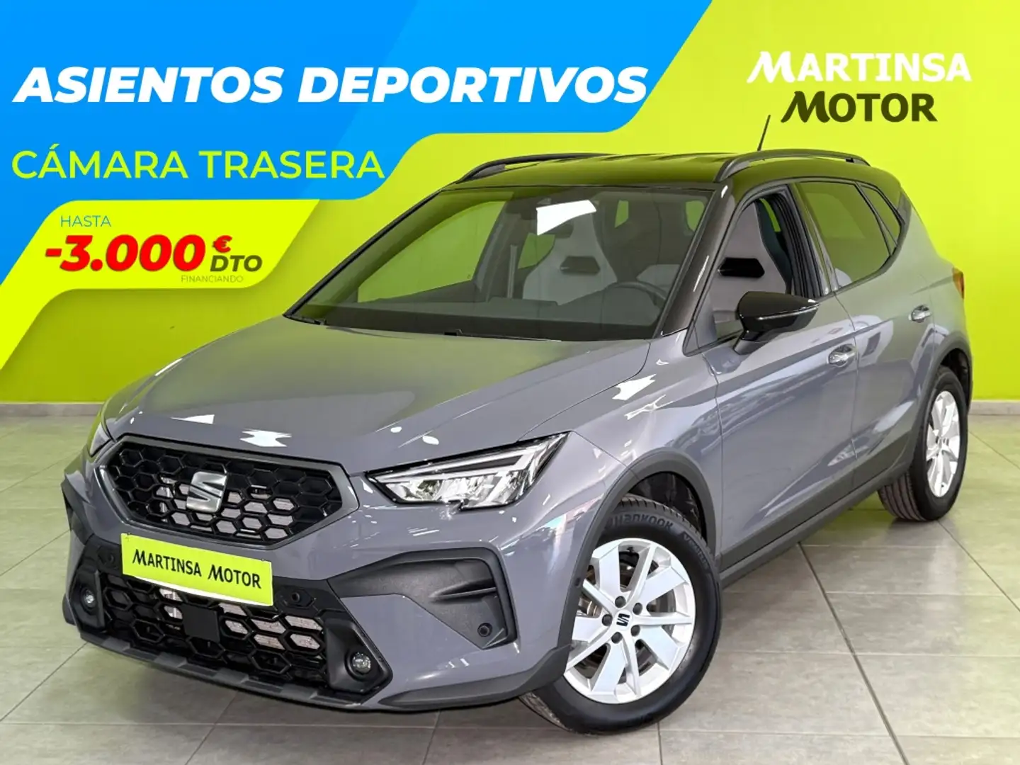 SEAT Arona 1.0 TSI S&S FR115 Gris - 1