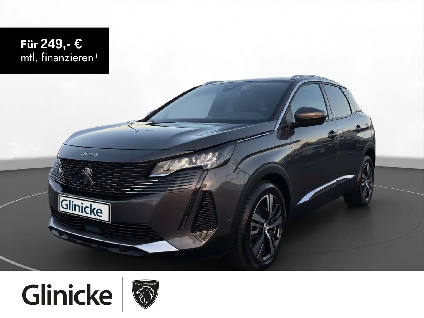 Peugeot 3008 Allure Pack Automatik Kamera Navi SHZ ACC P Grau - 1