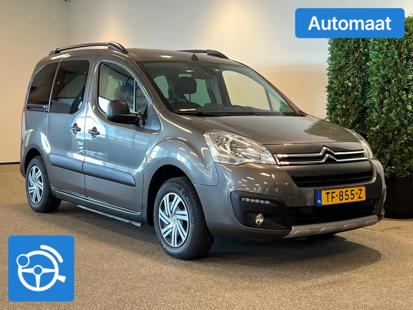 Citroen Berlingo Rolstoelauto Automaat Rolstoel voorin PARAVAN Gris - 1