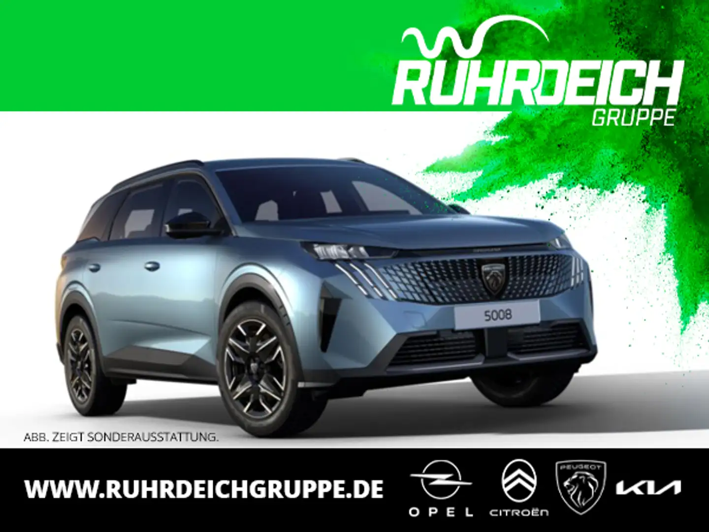 Peugeot 5008 Allure HYBRID 145e-DSC6 Blau - 1