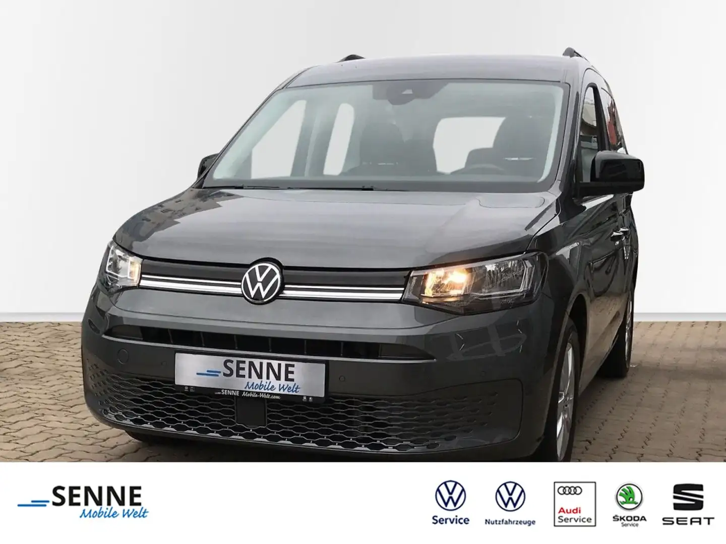 Volkswagen Caddy Caddy 2.0 TDI Life, Navi, Kamera, ACC,Sitzh. Grau - 1