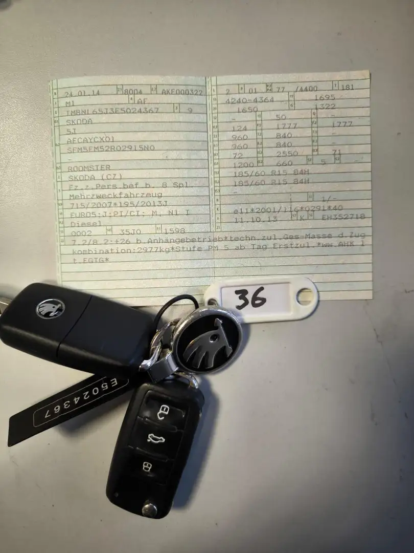 Skoda Roomster Scout Plus Edition 1.6 TDI Motorschaden Beige - 2