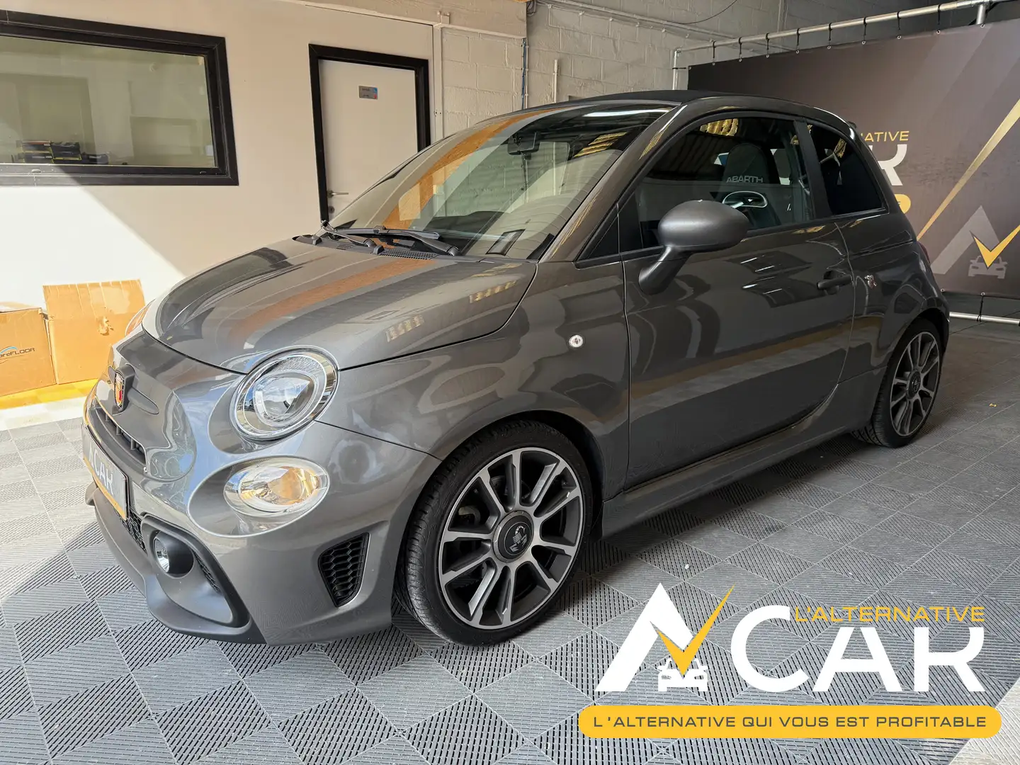 Abarth 595C 1.4 - GARANTIE 12M Gris - 1