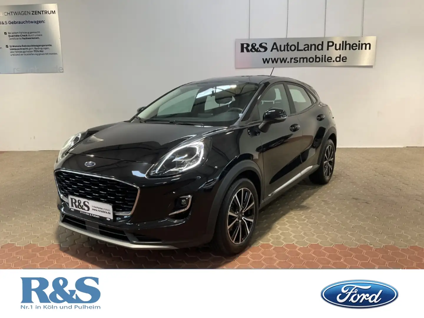Ford Puma Design Titanium+AHK+Navi+Sitzheizung+Tempomat Schwarz - 1